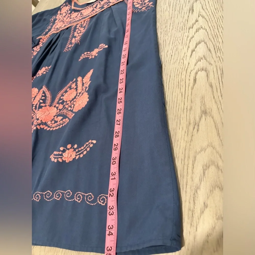 Izzy & Lola Blue and Pink Dress